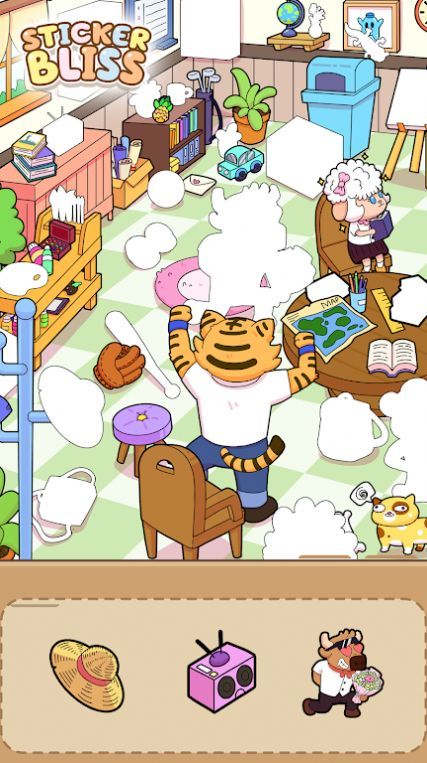 贴纸幸福颜色书1