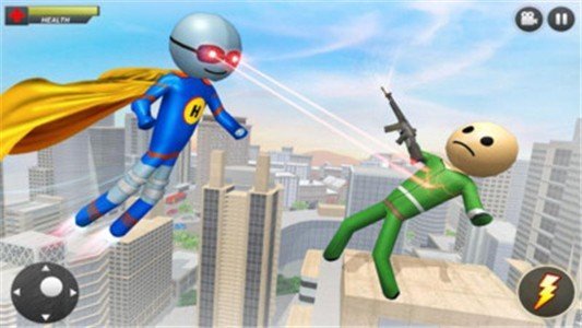 飞行火柴人绳索英雄20233