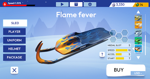 雪橇冠军仰卧比赛