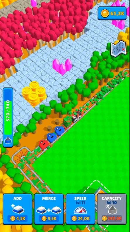 火车矿工闲置铁路0