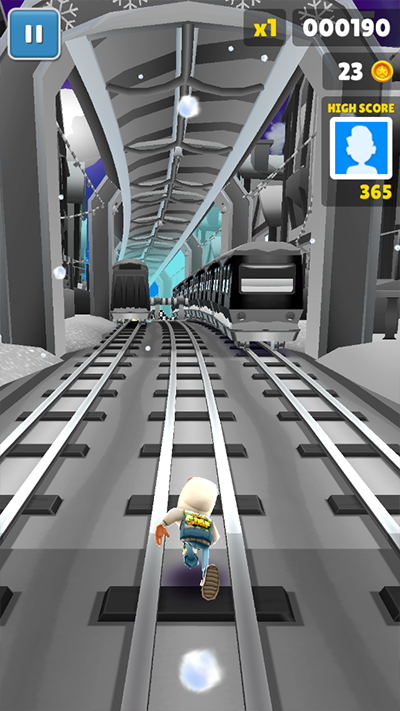 地铁跑酷黑白哈尔滨版2