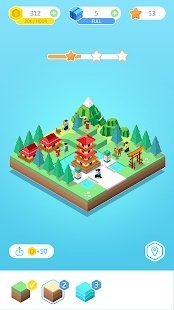 彩色土地按编号建造1