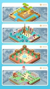 彩色土地按编号建造2