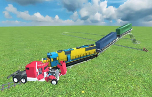 中国火车与汽车1