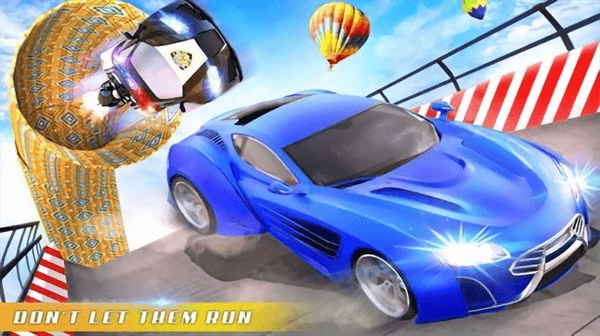 警车赛车超级坡道0