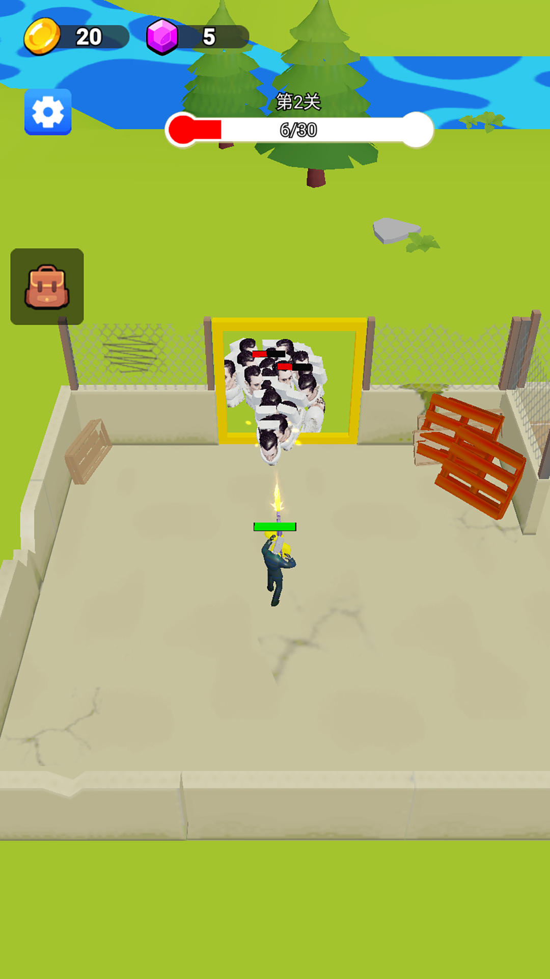 帮助英雄消灭怪物0