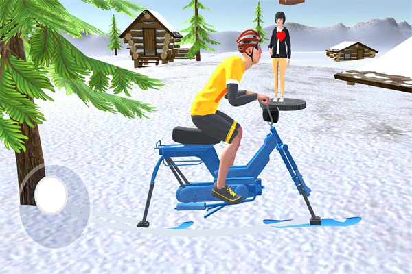 雪地自行车骑行游戏1