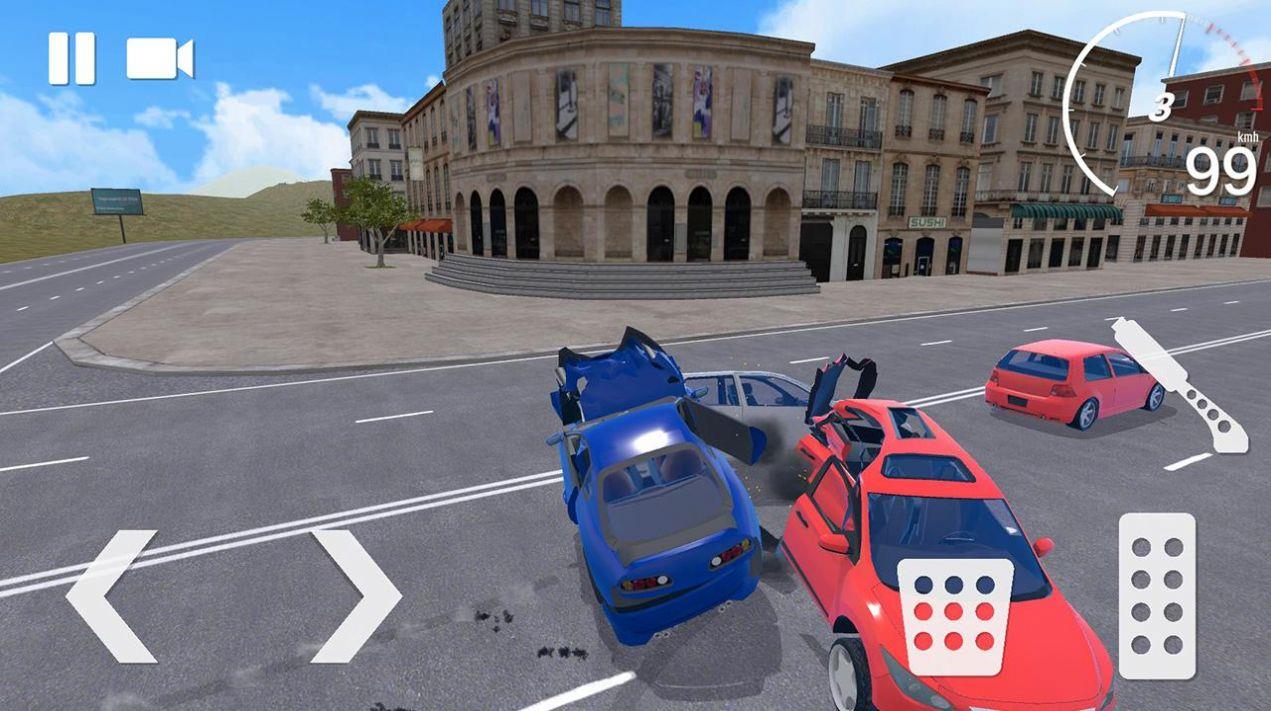 车辆模拟器交通事故游戏2
