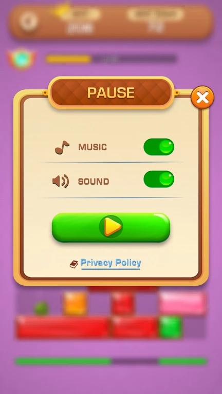 降落的三色方块0