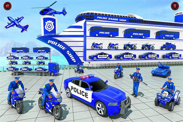 警察货运卡车2