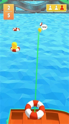 扔接救生圈游戏0