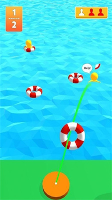 扔接救生圈游戏1