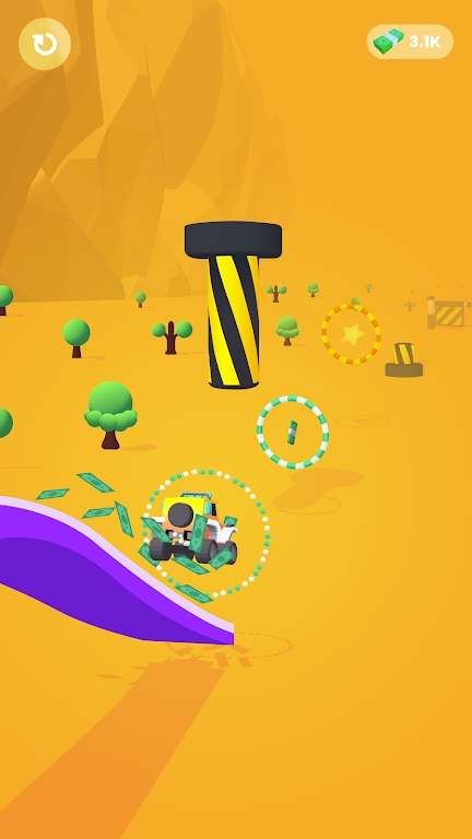 绘制道路山丘驾驶1