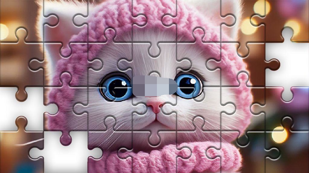 少女的圣诞拼图0