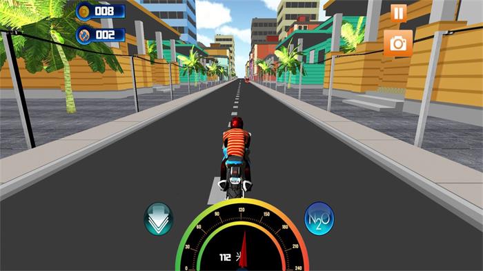 真实公路摩托车3D游戏1