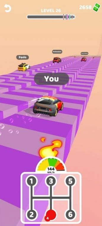 汽车坡道冲锋3D游戏0