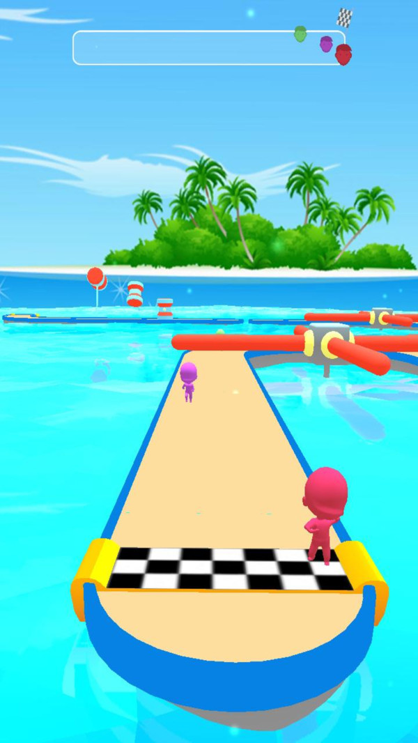 Punch on the water跑酷3