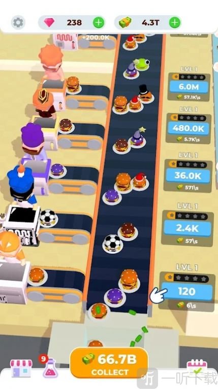 放置汉堡公司工厂