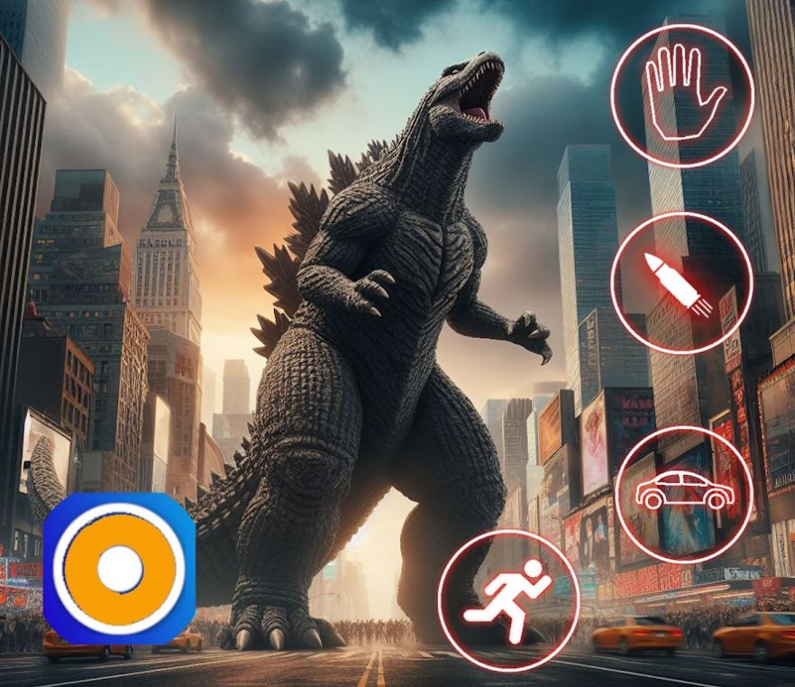 城市怪物的破坏1