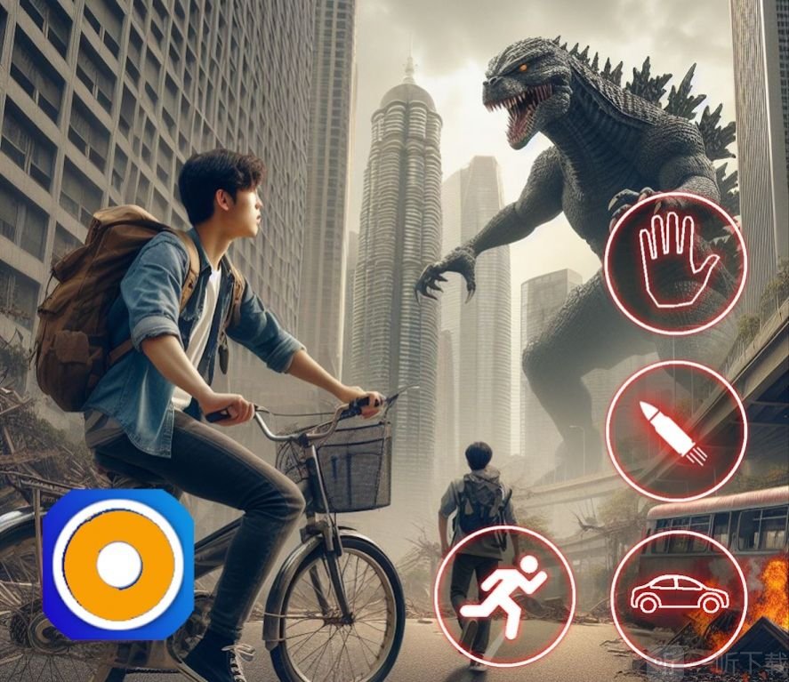 城市怪物的破坏