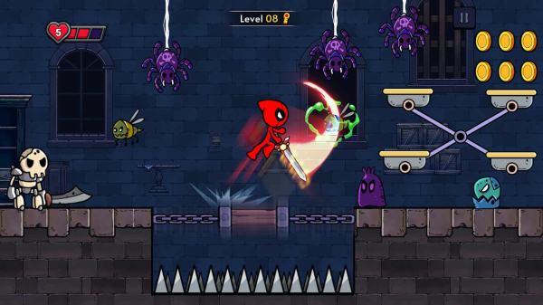 红色火柴人冒险1