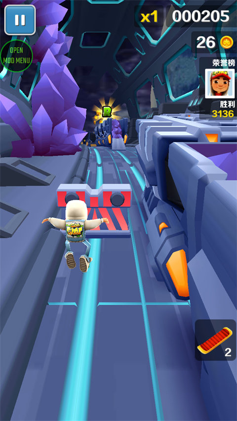 地铁跑酷空间站叶烸原创内置菜单4