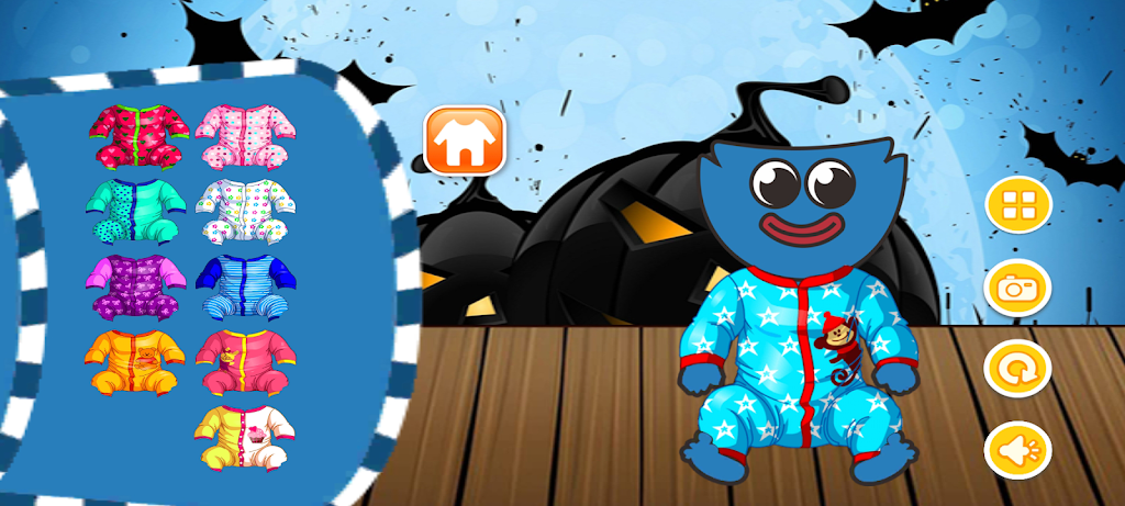 拥抱蓝色怪物装扮机0