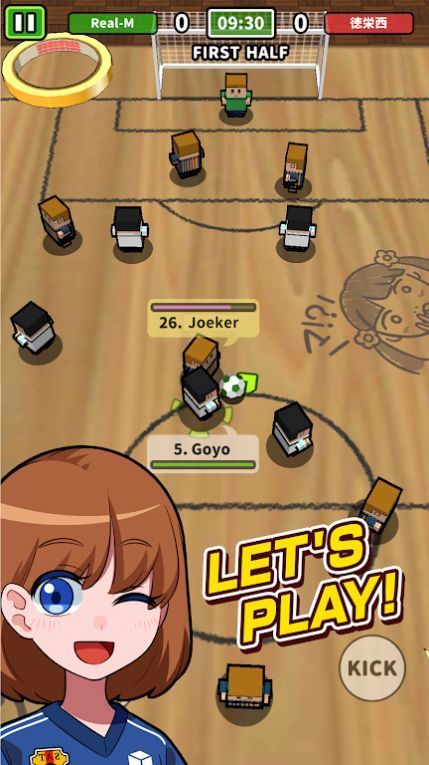 办公桌上踢足球1