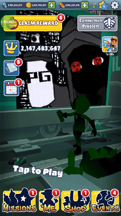 地铁跑酷皮瓜魔改鬼屋liteapks菜单0