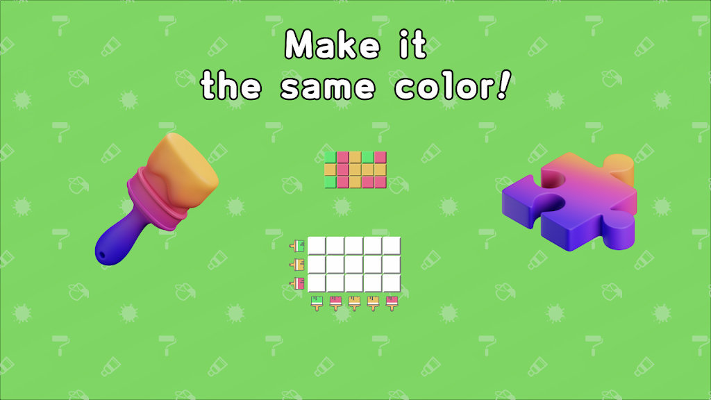 绘画拼图彩色瓷砖1