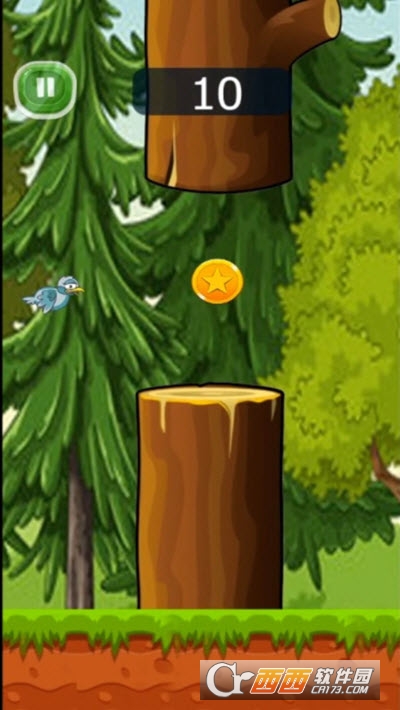 小鸟飞往森林1