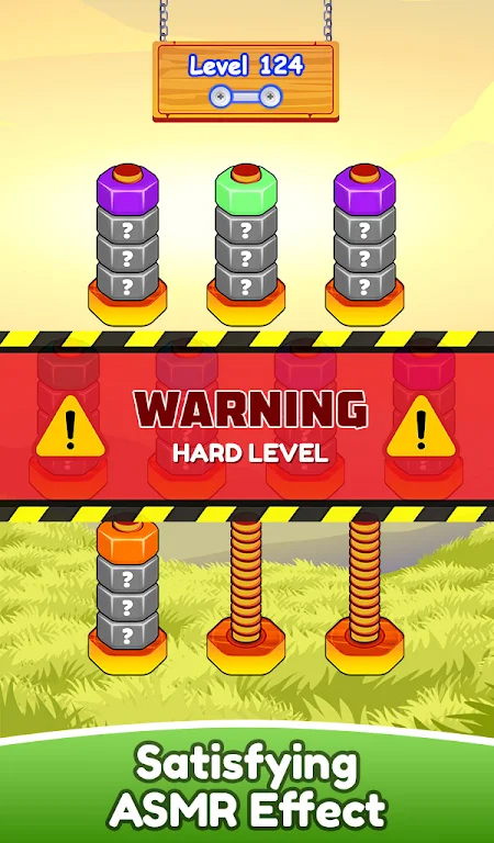 螺母螺栓颜色排序