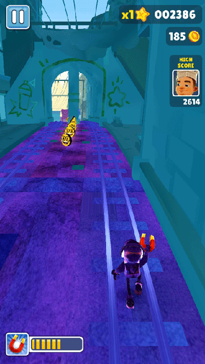 地铁跑酷LZ阴森车站0