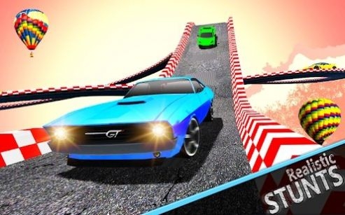 超级赛道汽车跳跃3D2