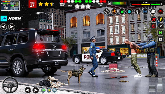 警车追逐游戏3D模拟2