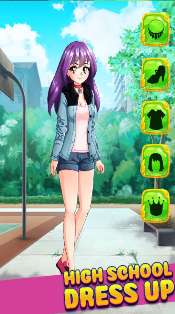 高校女生可爱装扮游戏2