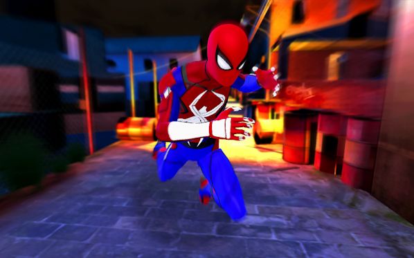 英雄蜘蛛绳战斗大佬市模拟器0