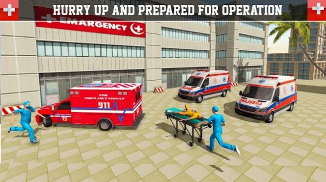 紧急救护车救援驾驶模拟器2