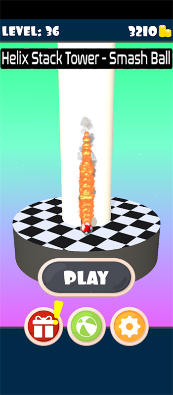 螺旋堆栈塔粉碎球2
