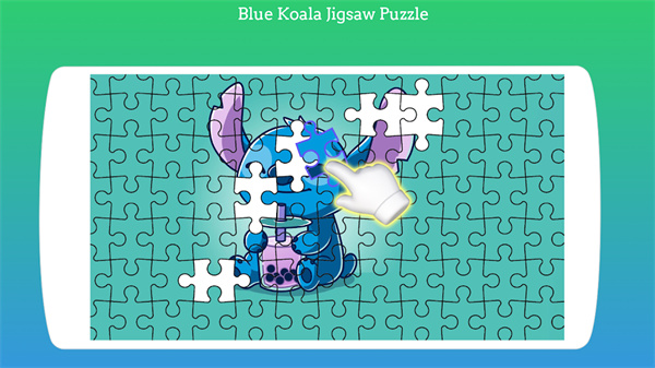 蓝树袋熊拼图