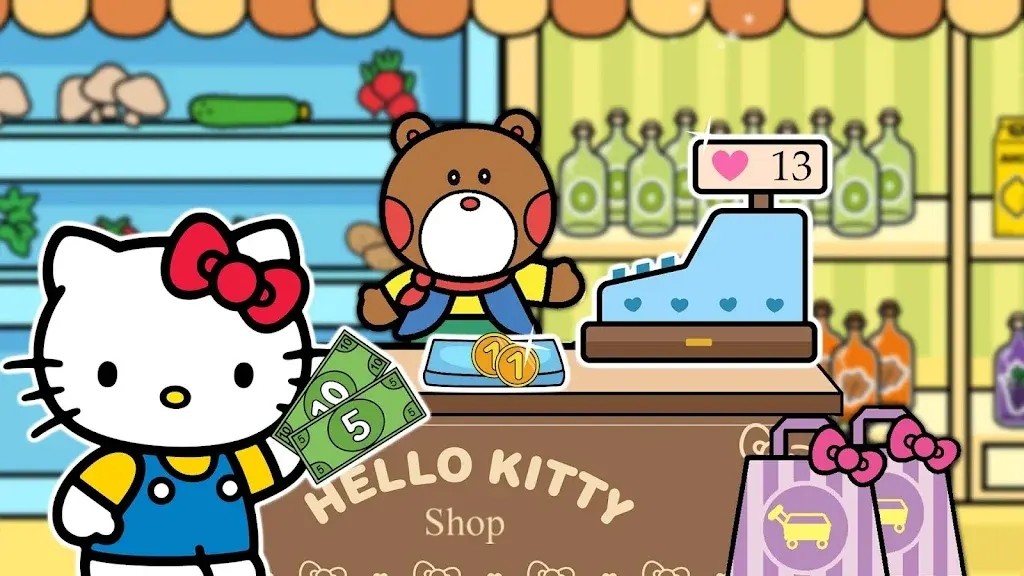 凯蒂猫孩子超级市场全解锁版1