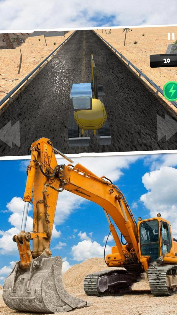 模拟驾驶挖掘机3d2