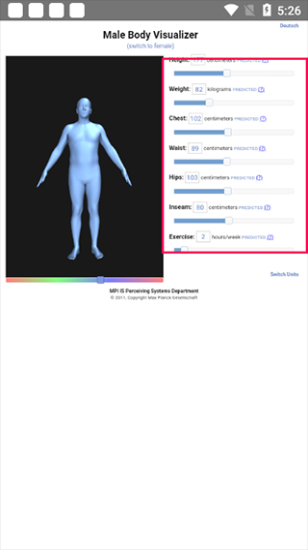 Bodyvisualizer身材模拟器3