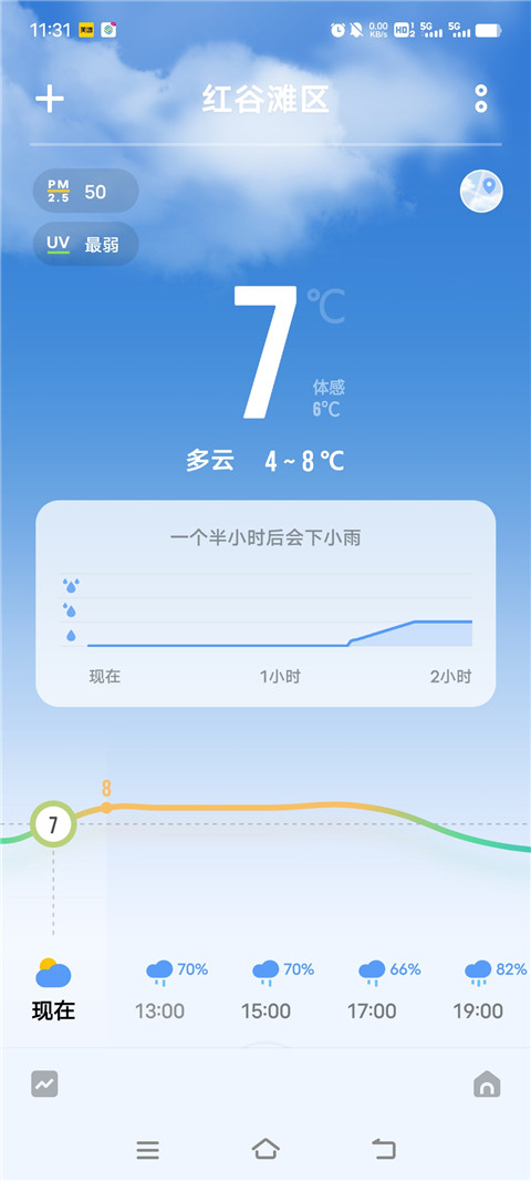 vivo原装天气预报3