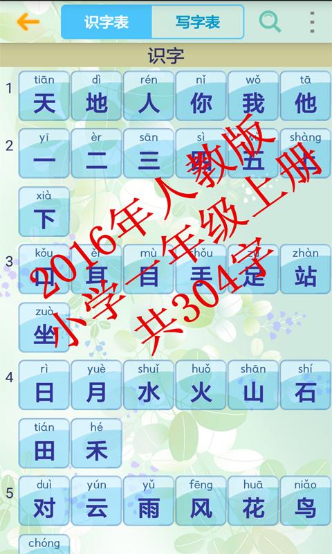 小学生字表0