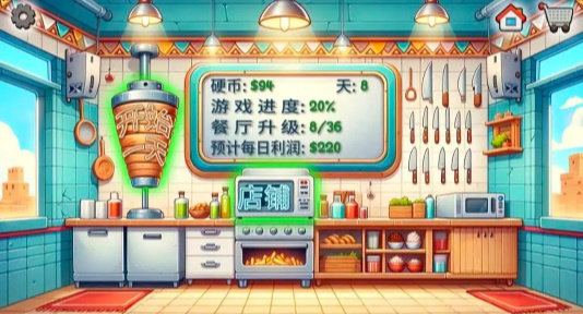 沙威玛卷饼无限金币版0