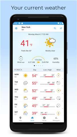 foreca天气预报中文2