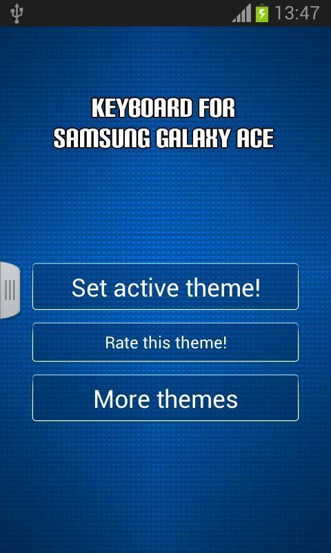 Keyboard for Galaxy Ace2