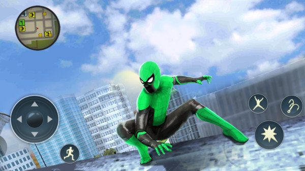 绿色绳索蜘蛛侠3