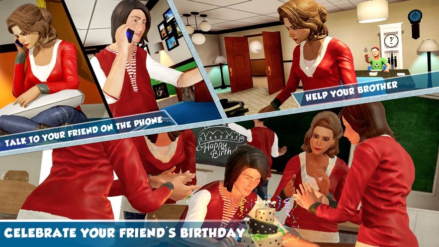 我的高学校女孩模拟器0